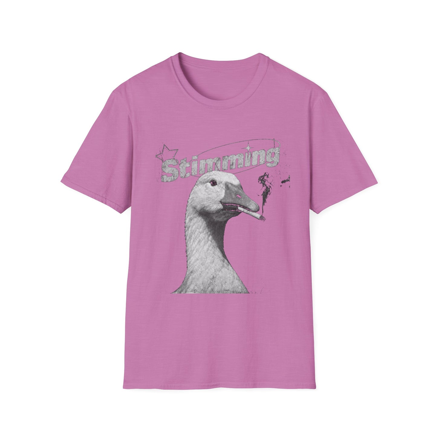 Stimming Goose T‑Shirt — Retro Silly Goose Graphic Tee for Autism & Sensory Pride
