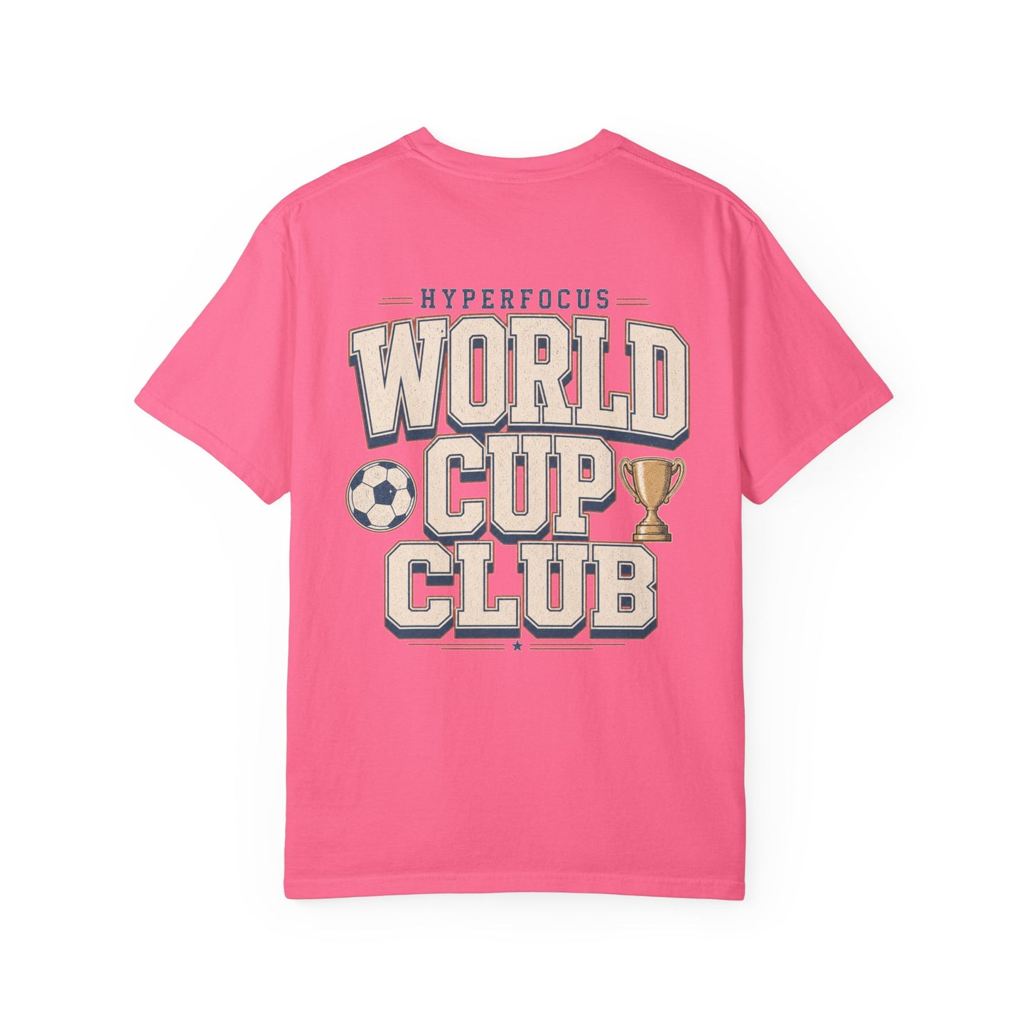 World Cup Club T-Shirt — Retro Soccer Graphic Tee BACK PRINT