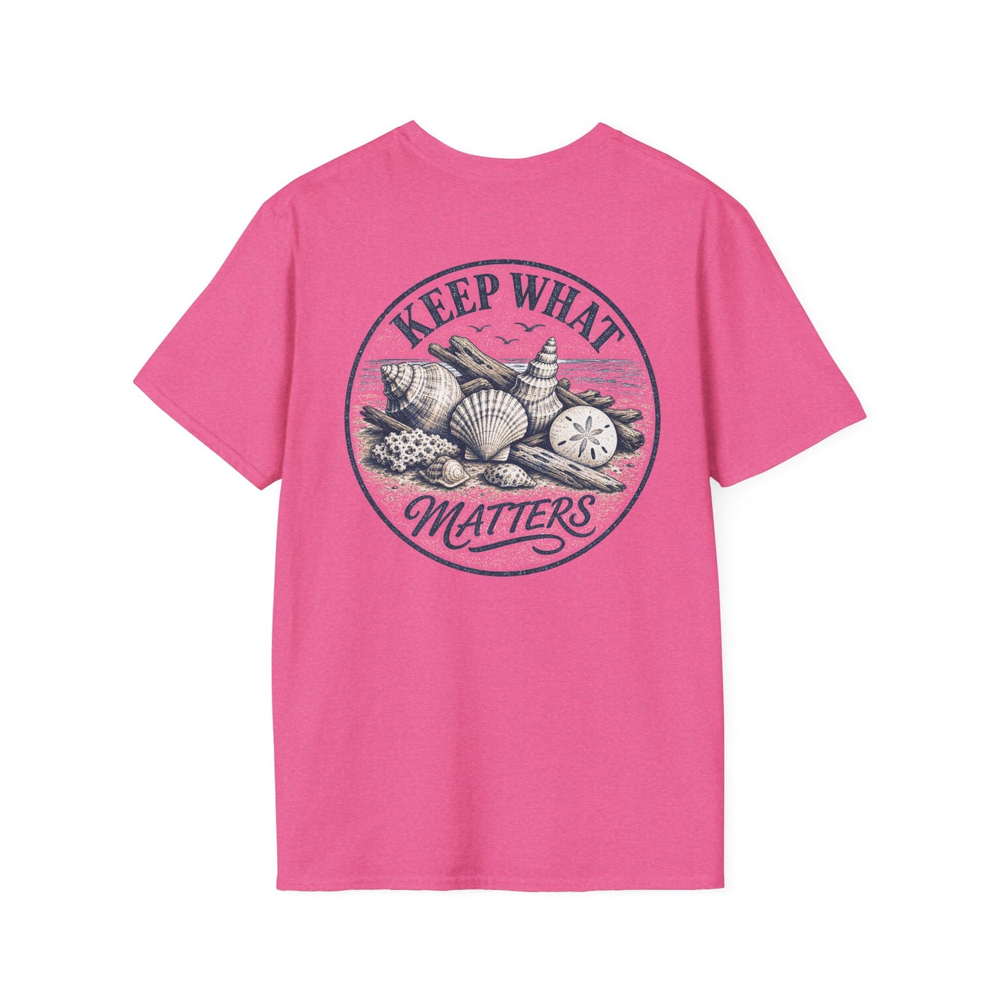 Keep What Matters Coastal Seashell T-Shirt