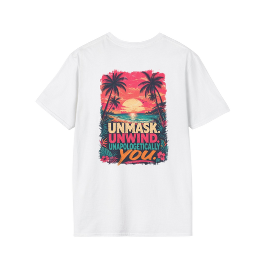 Unmask & Unwind Tropical Graphic Tee