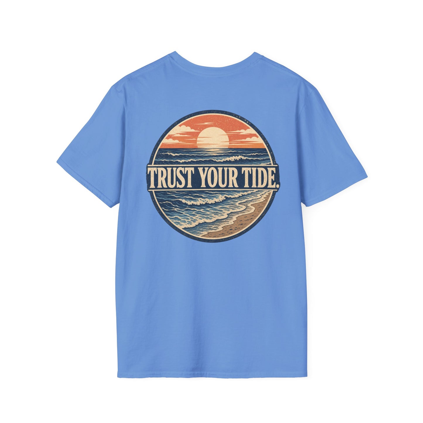"Trust Your Tide" Vintage Sunset Graphic Tee