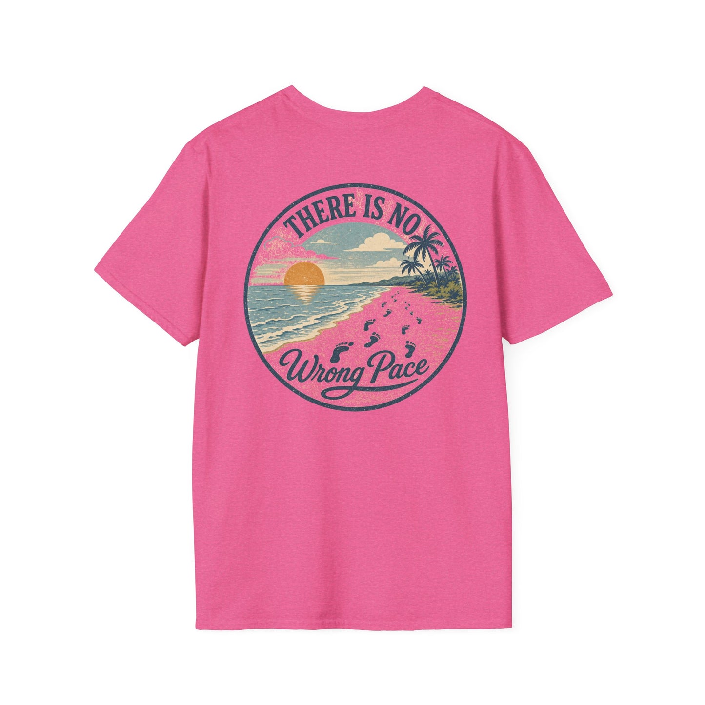"There Is No Wrong Pace" Vintage Beach Graphic Tee