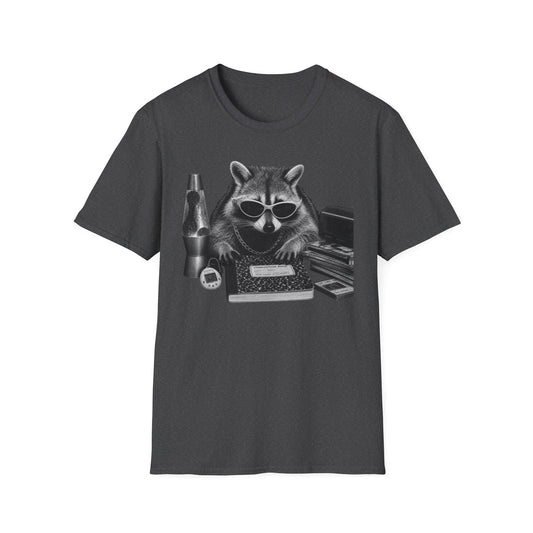 Cool Raccoon Graphic T-Shirt — Sunglasses & Retro Vibes