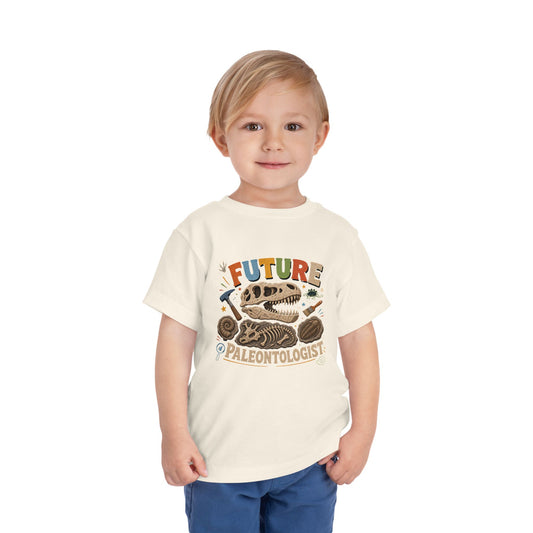 Future Paleontologist Toddler Tee — Dinosaur Fossil Graphic Shirt image 1