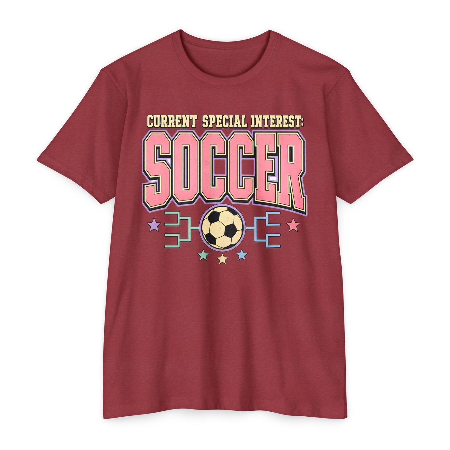 Soccer Graphic T-Shirt — "Current Special Interest: SOCCER" Retro Tee
