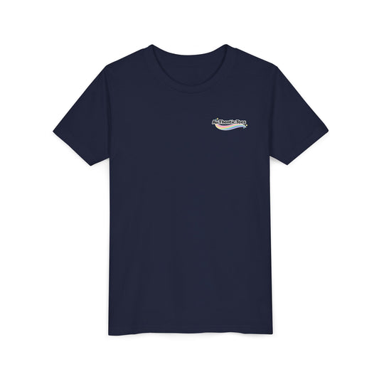 "Breakfast, Lunch & Dinner" Macaroni and Cheese Bowl Graphic Youth Tee — BACK PRINT