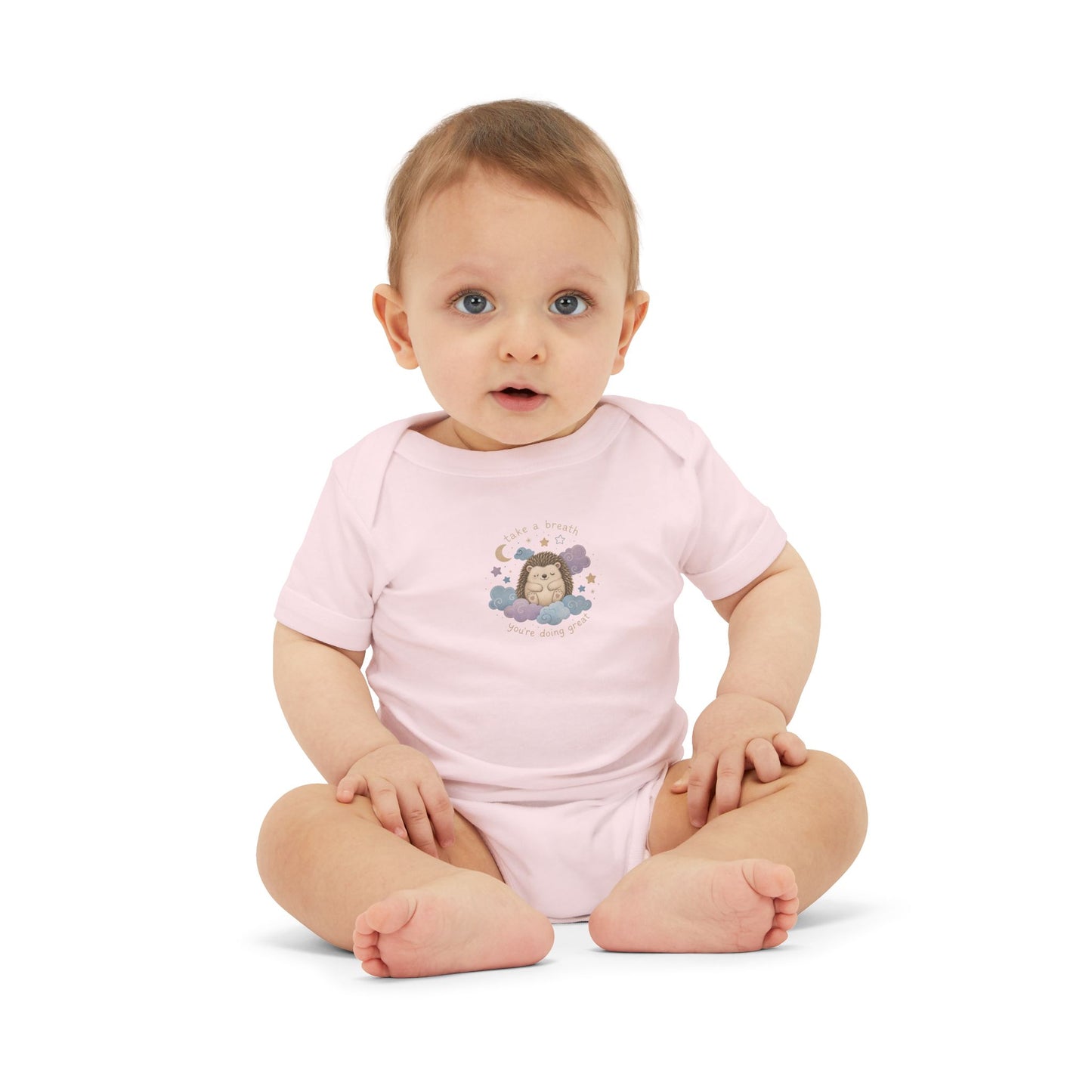 Baby Onesie - Cute Sleeping Lion Graphic Infant Bodysuit (Newborn Shower Gift)