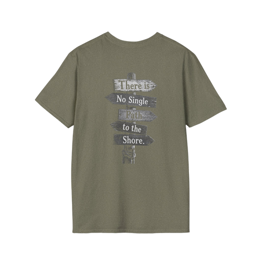 No Single Path Graphic Tee – Wooden Signpost