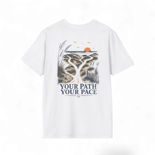 "Your Path Your Pace" Vintage Coastal Graphic Tee