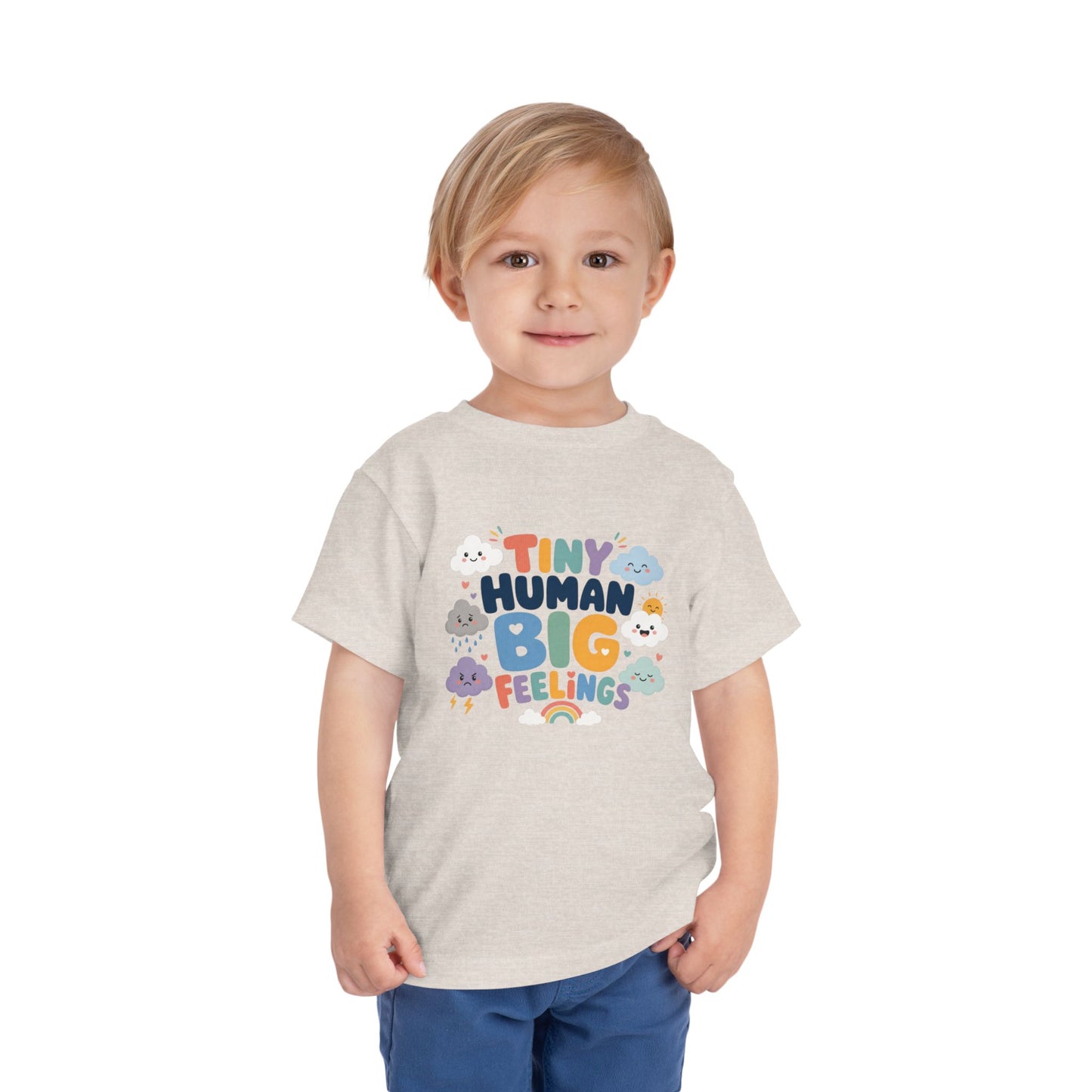 Tiny Human Big Feelings Toddler Tee image 16