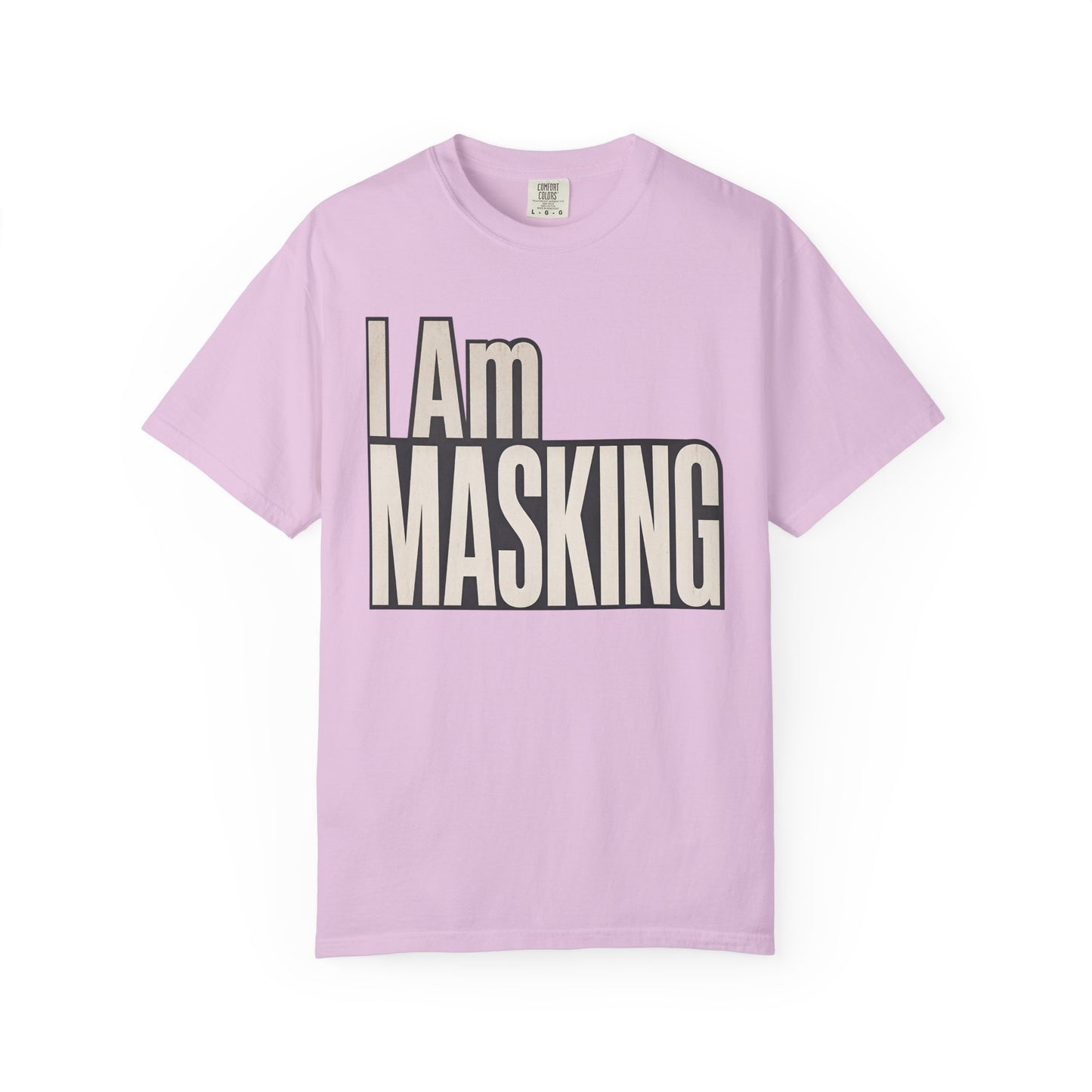I Am Masking T-Shirt — Bold Retro Graphic Tee for Self-Care &amp; Mask Awareness image