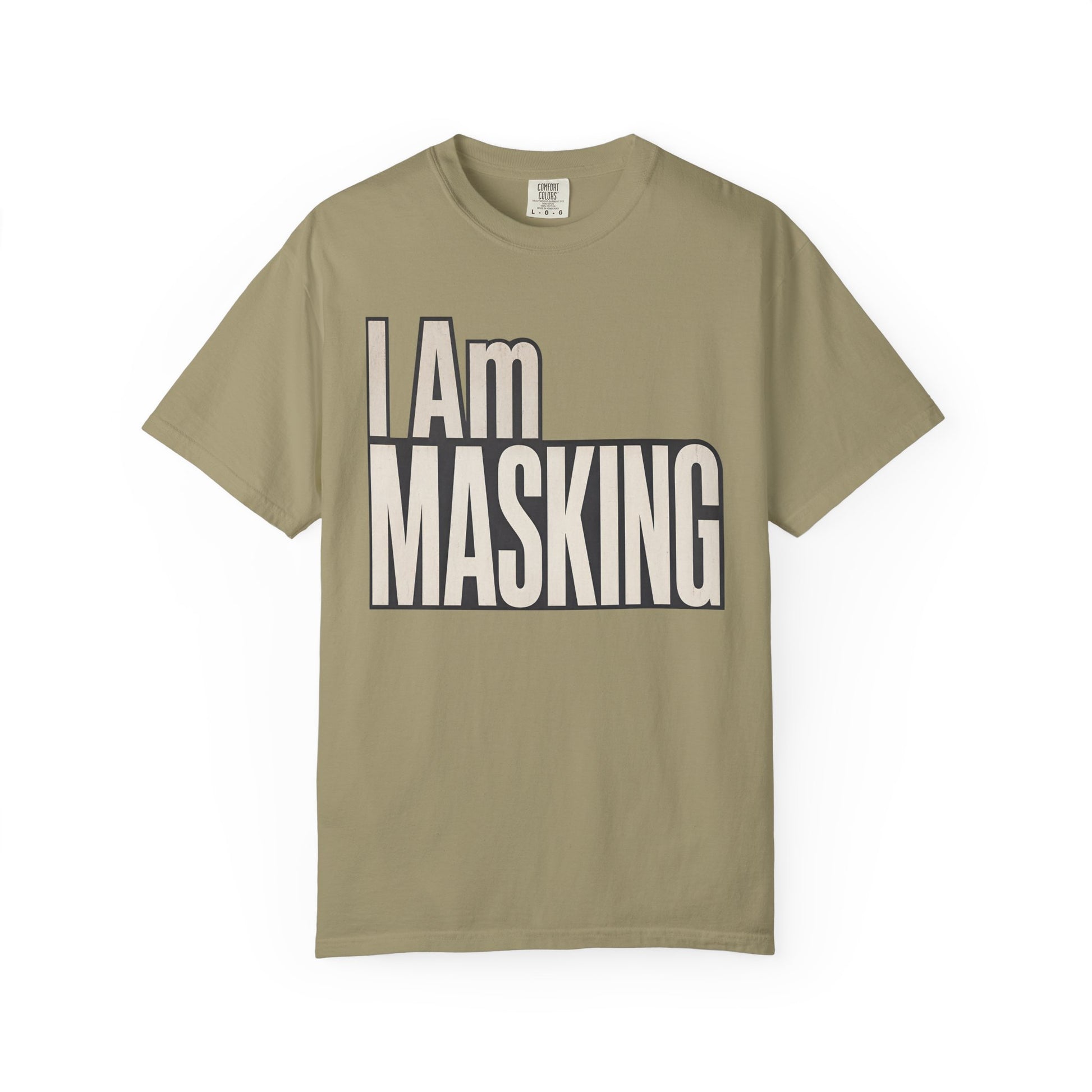 I Am Masking T-Shirt — Bold Retro Graphic Tee for Self-Care &amp; Mask Awareness image
