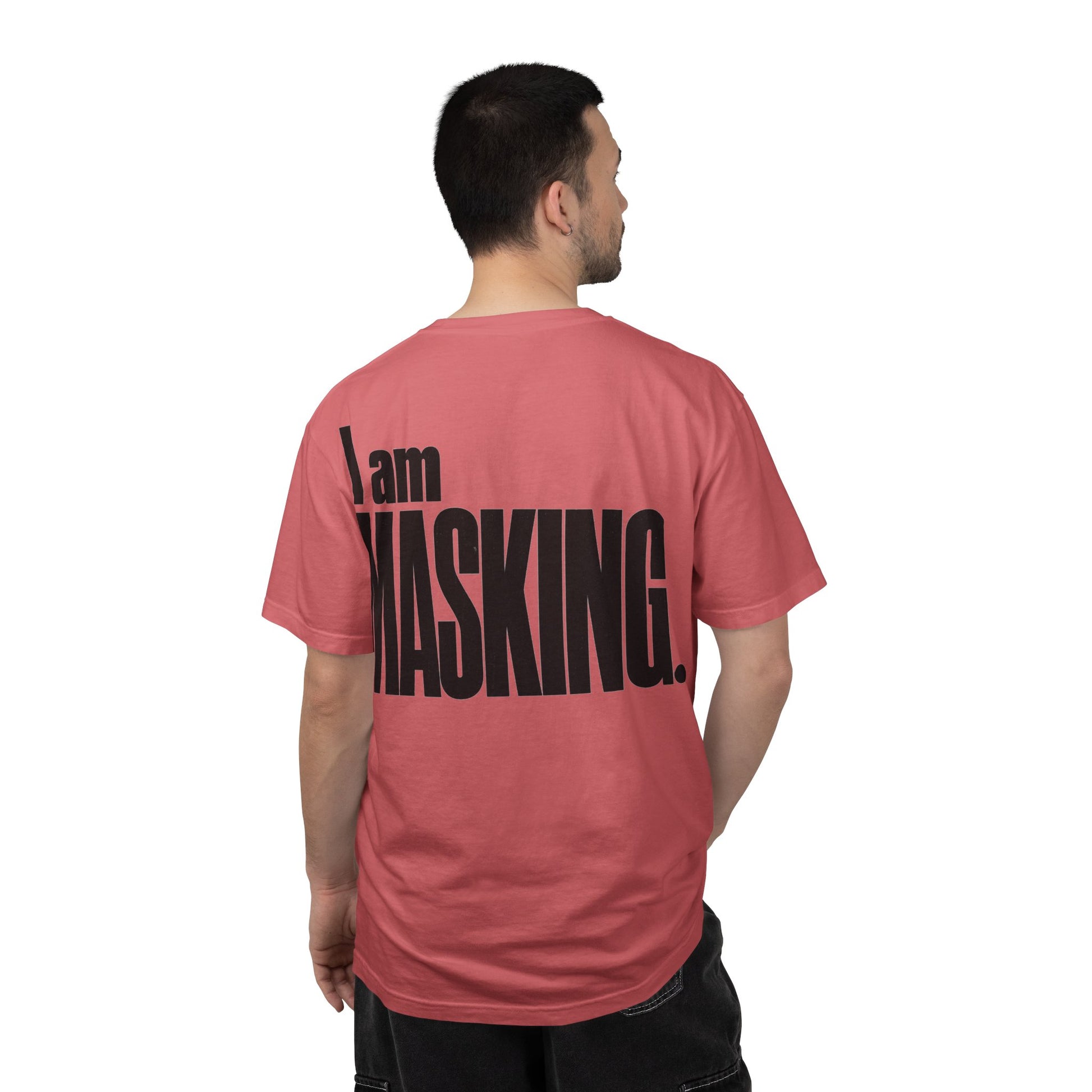 I Am MASKING Back Print Shirt – Neurodivergent Streetwear Tee image