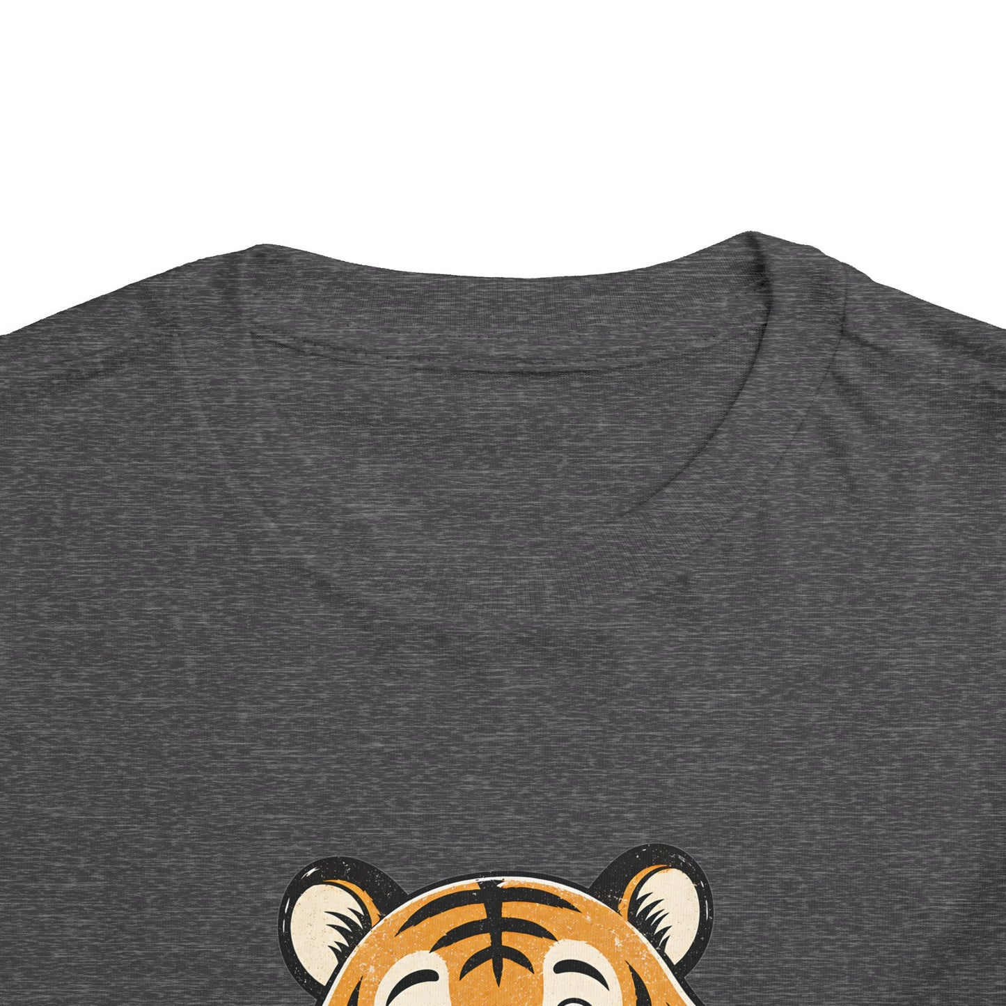 Toddler Tee — Cute Tiger Holding Autism Puzzle Heart image 31