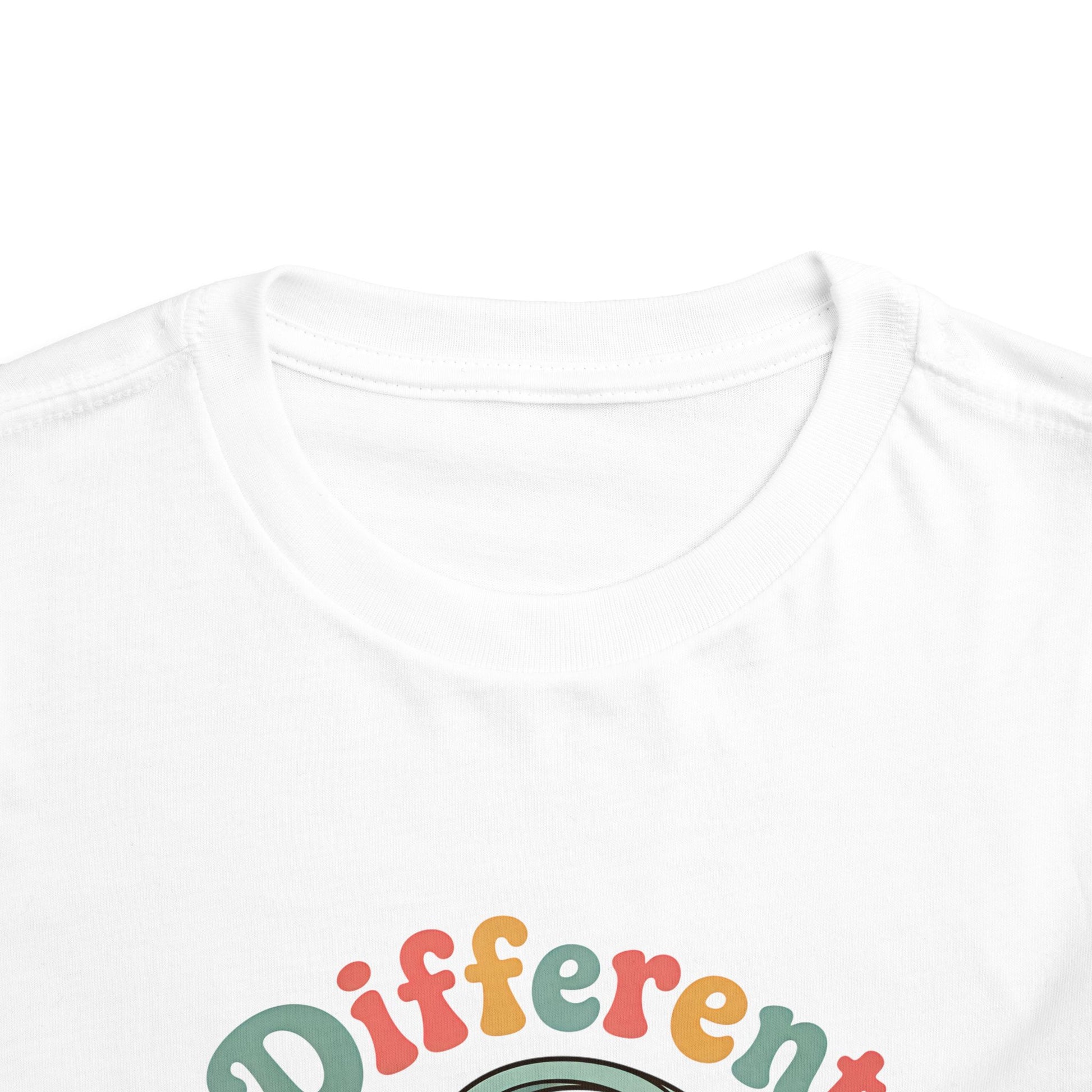 Toddler Tee — 'Different Is Cool' Capybara Graphic Kids Shirt image 3