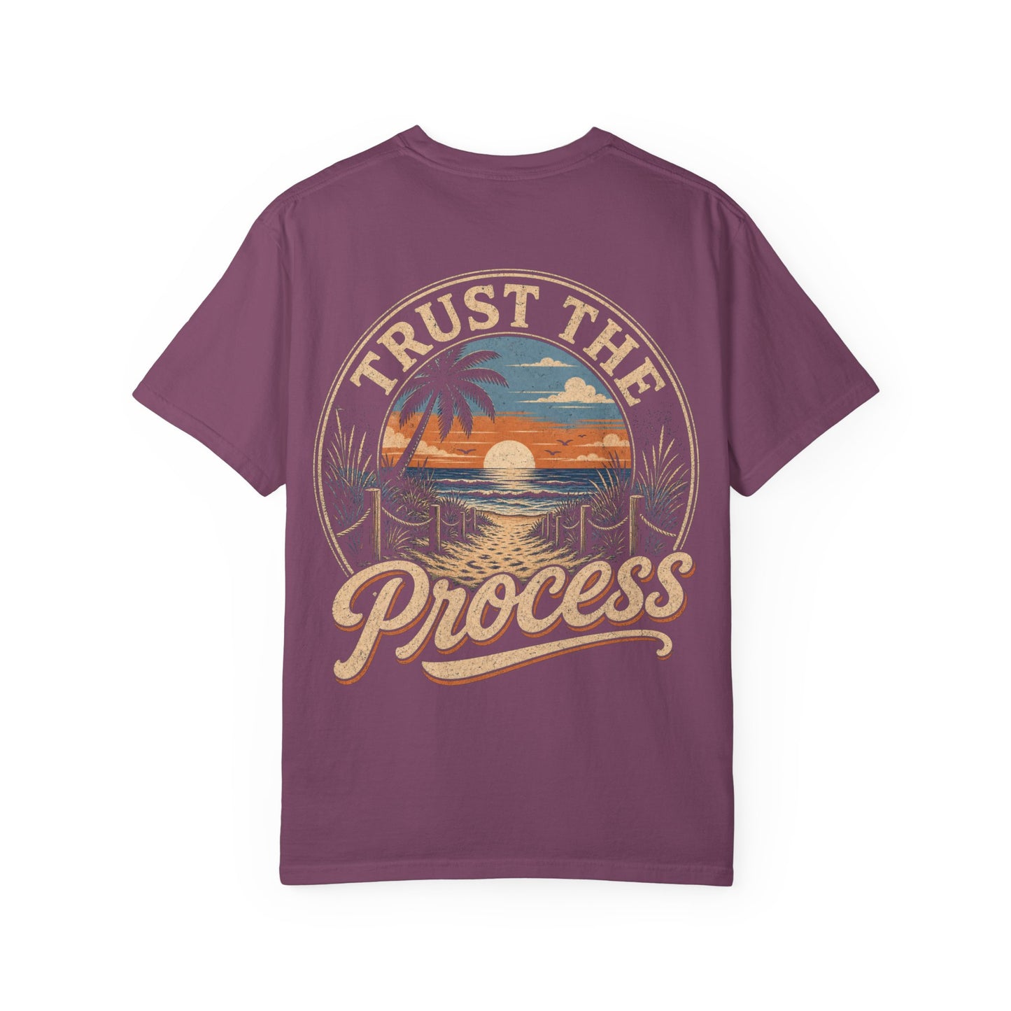 Trust the Process Beach Sunset T-Shirt