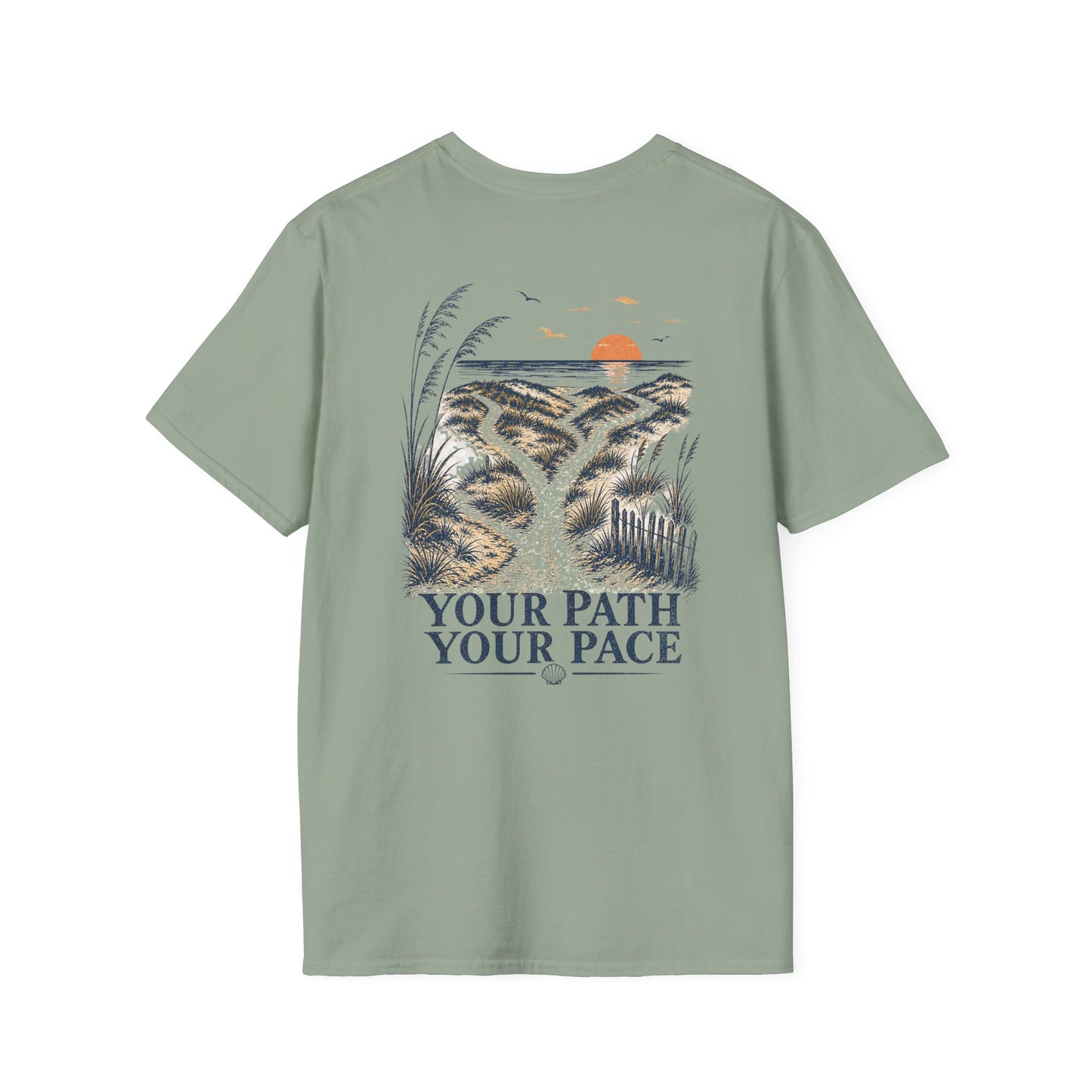"Your Path Your Pace" Vintage Coastal Graphic Tee
