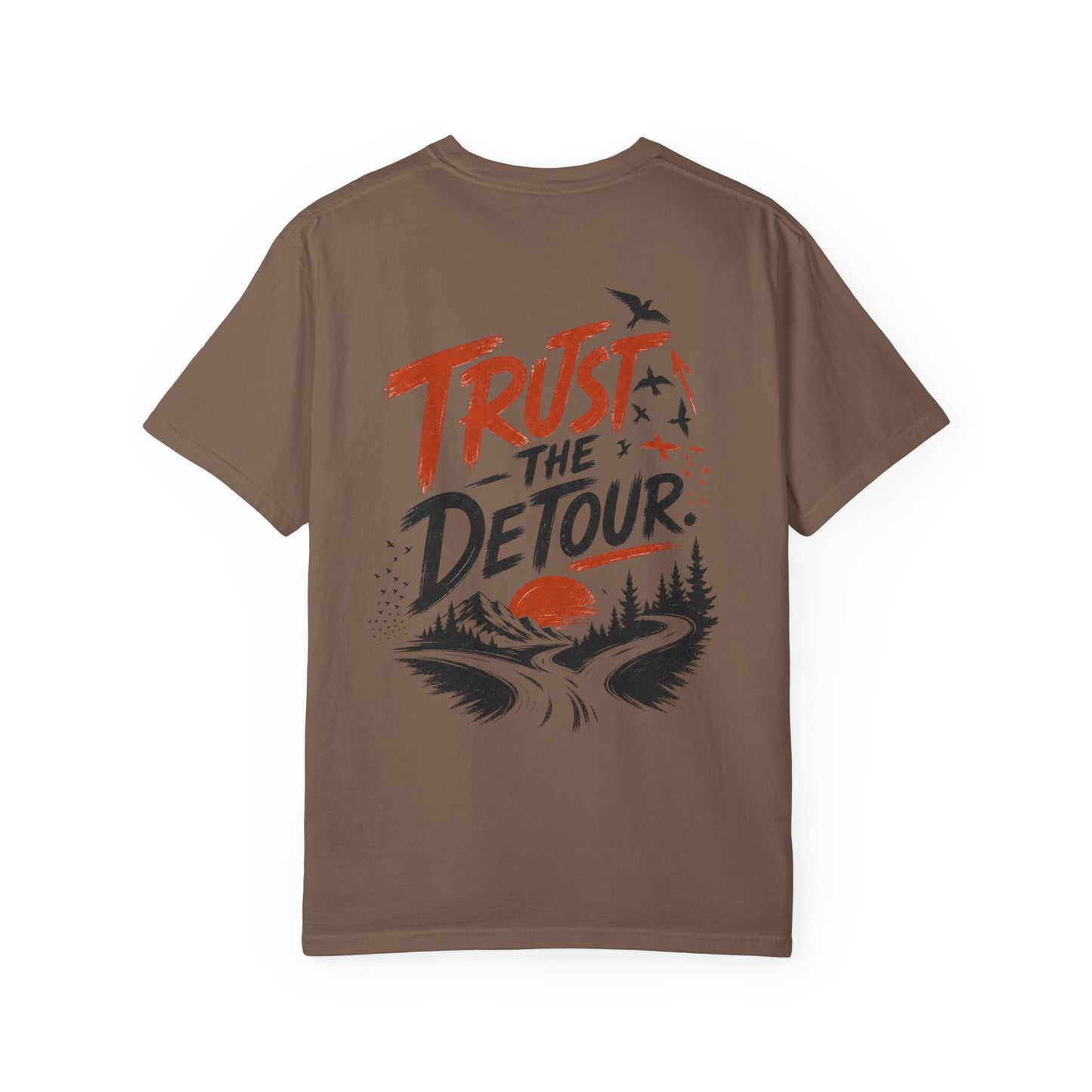 Trust the Detour T-Shirt — ADHD Inspirational Road Trip Graphic Tee