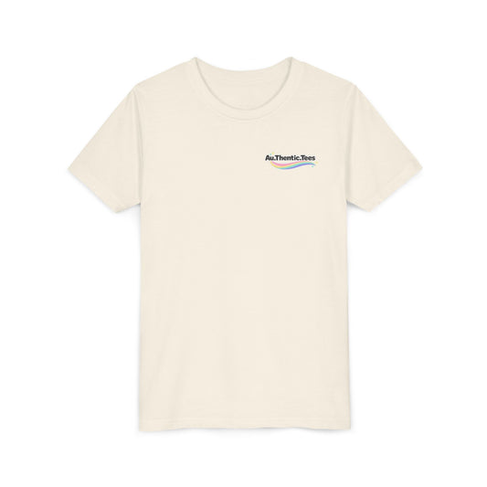 Youth Tee — Silly Goose "Selectively Social" Hammock Graphic Kid’s T-Shirt BACK PRINT