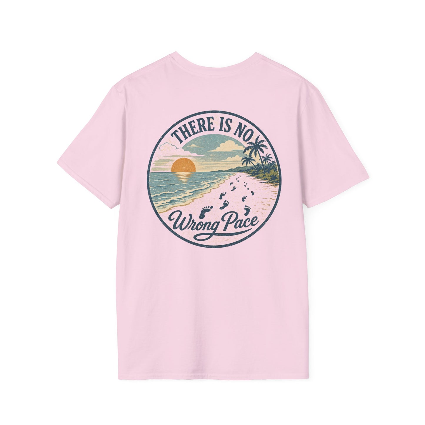 "There Is No Wrong Pace" Vintage Beach Graphic Tee