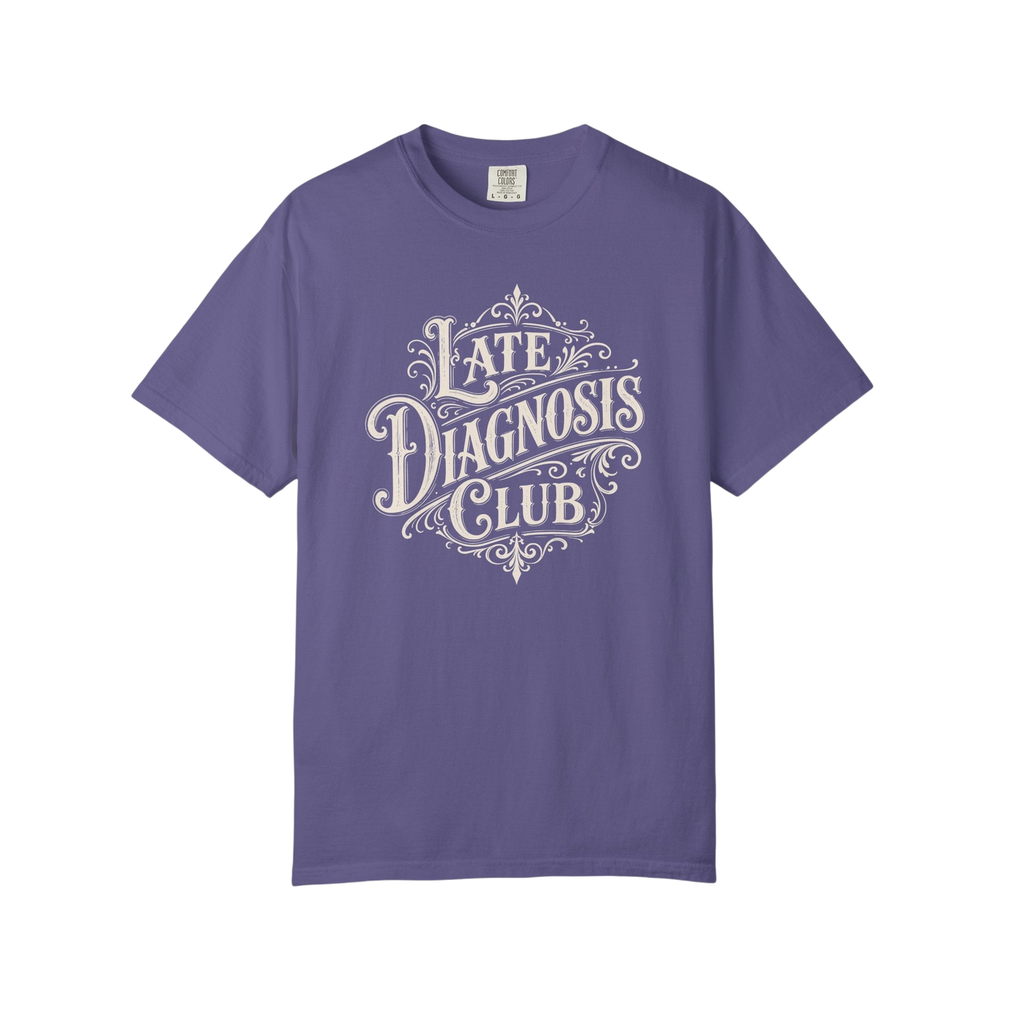 "Late Diagnosis Club" Autism ASD Vintage-Style Graphic Tee