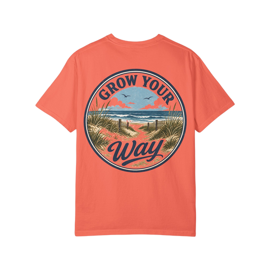 "Grow Your Way" Beach Scenic T-Shirt