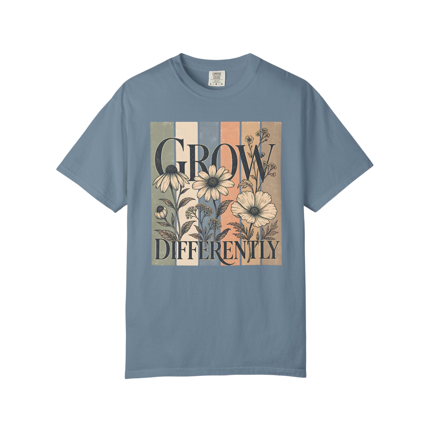 Grow Differently Floral T-Shirt