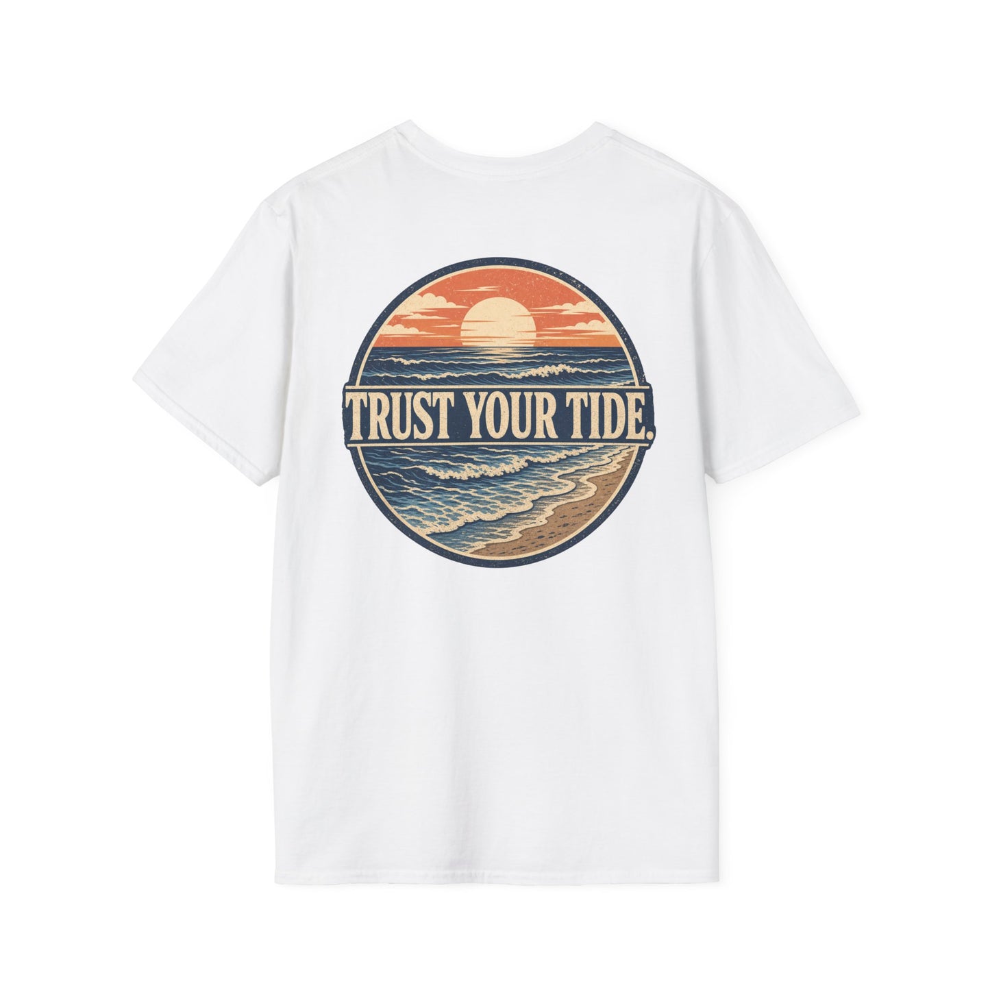 "Trust Your Tide" Vintage Sunset Graphic Tee