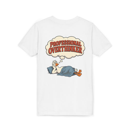 Youth Tee - "Professional Overthinker" Silly Goose Graphic BACK PRINT