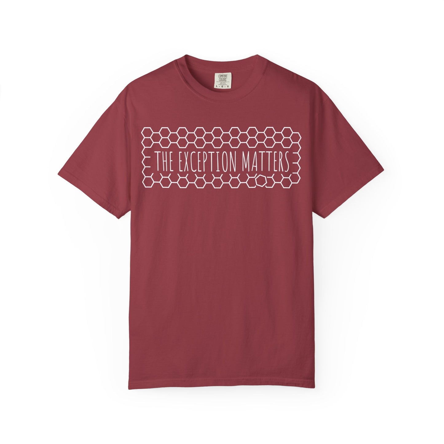 The Exception Matters T-Shirt — pattern recognition Honeycomb Graphic Tee