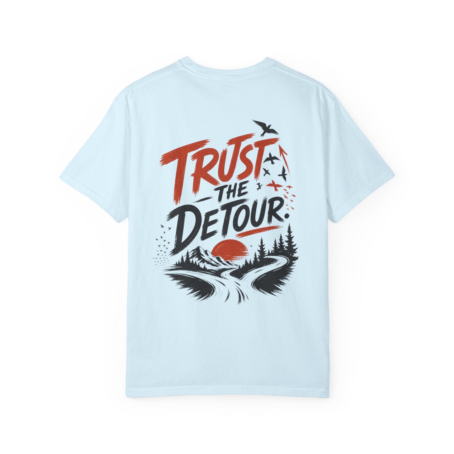Trust the Detour T-Shirt — ADHD Inspirational Road Trip Graphic Tee