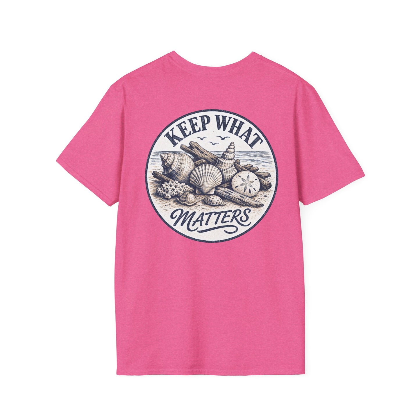 Keep What Matters Seashell Graphic T-Shirt
