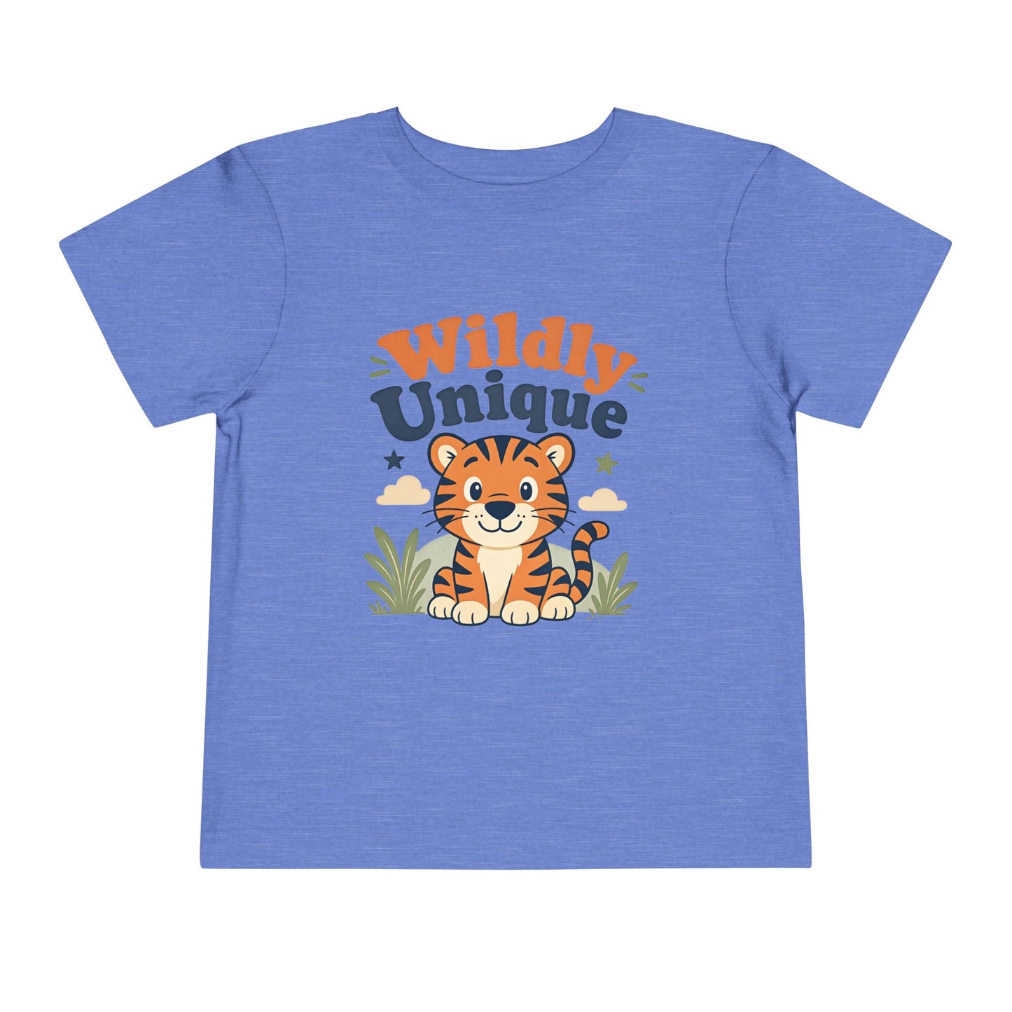 Toddler Tee — "Wildly Unique" Cute Tiger Graphic