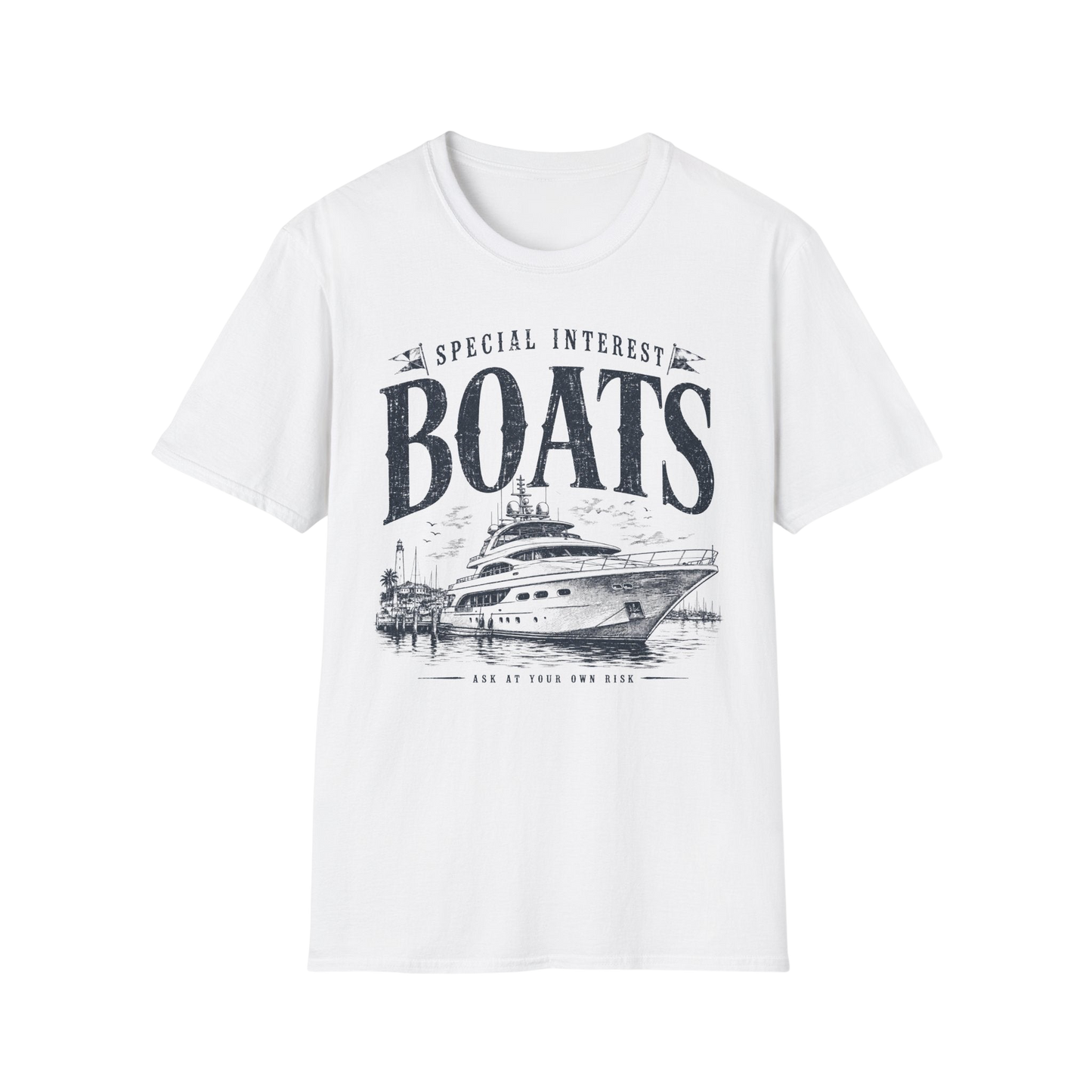 Boats Graphic T-Shirt — 'Special Interest Boats' Vintage Yacht Tee