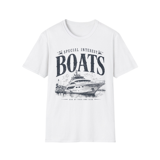 Boats Graphic T-Shirt — 'Special Interest Boats' Vintage Yacht Tee