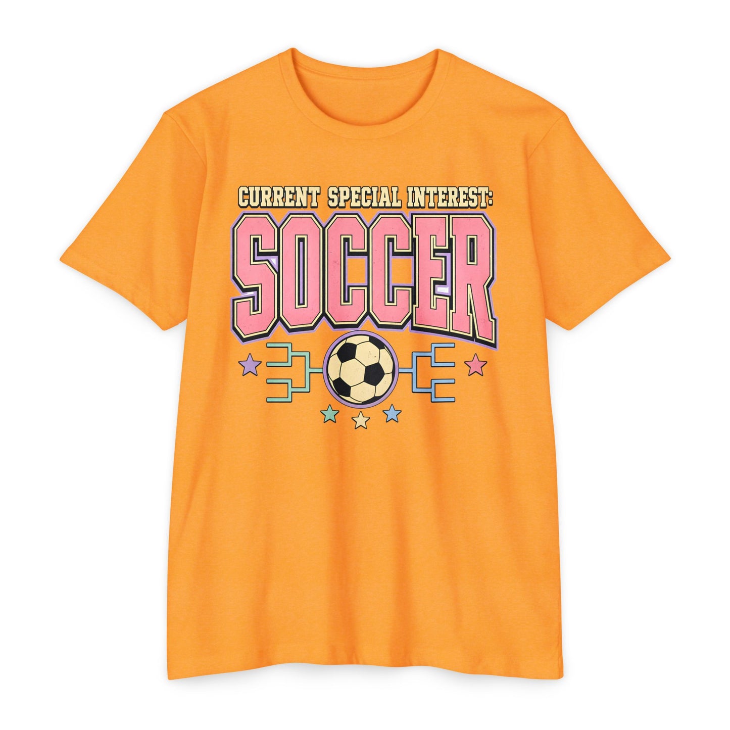 Soccer Graphic T-Shirt — "Current Special Interest: SOCCER" Retro Tee