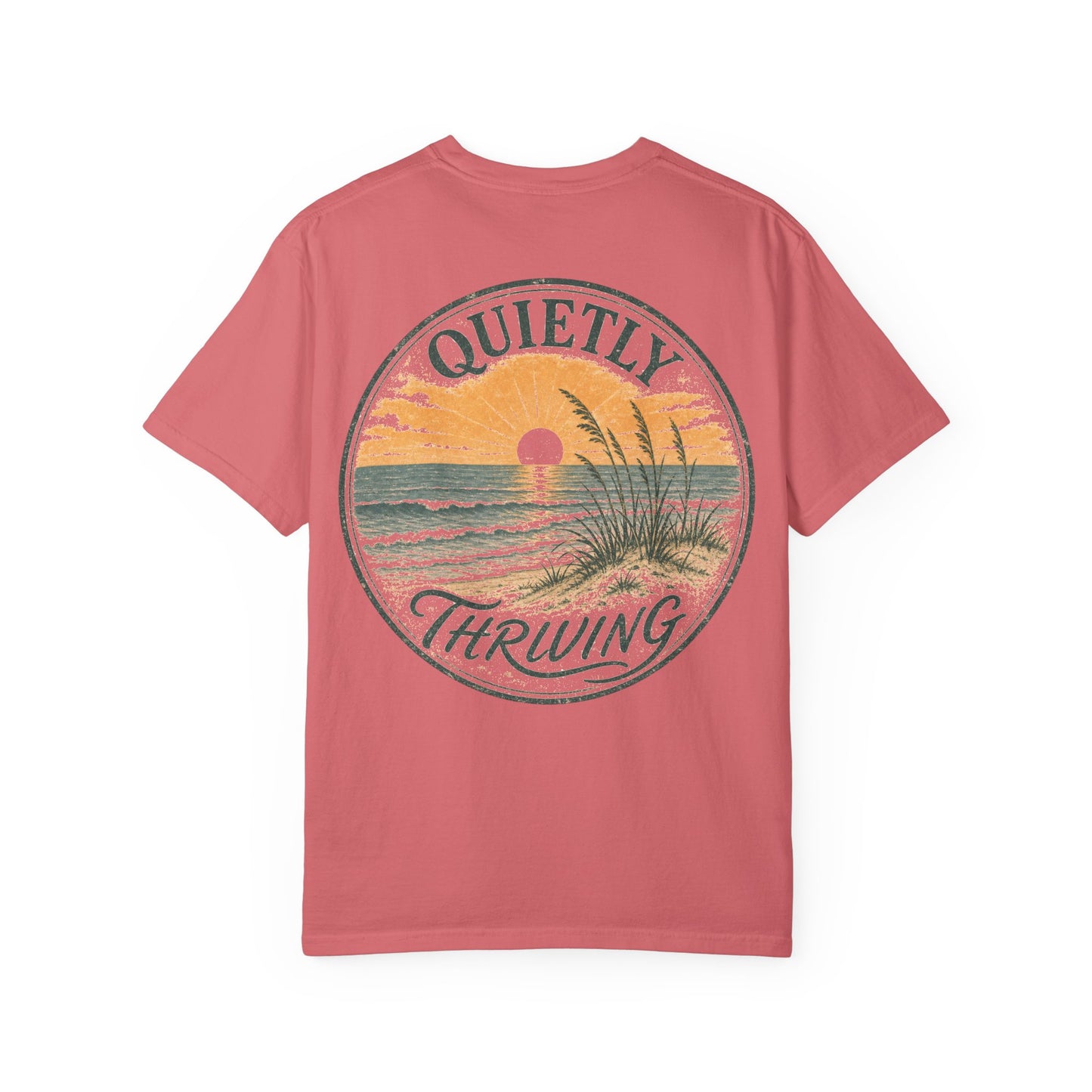 Quietly Thriving Sunset Beach T-Shirt