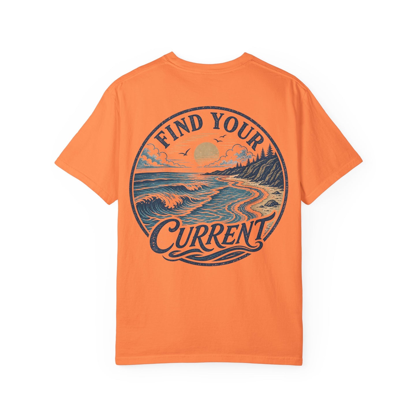 'Find Your Current' Ocean Surf Graphic T-Shirt