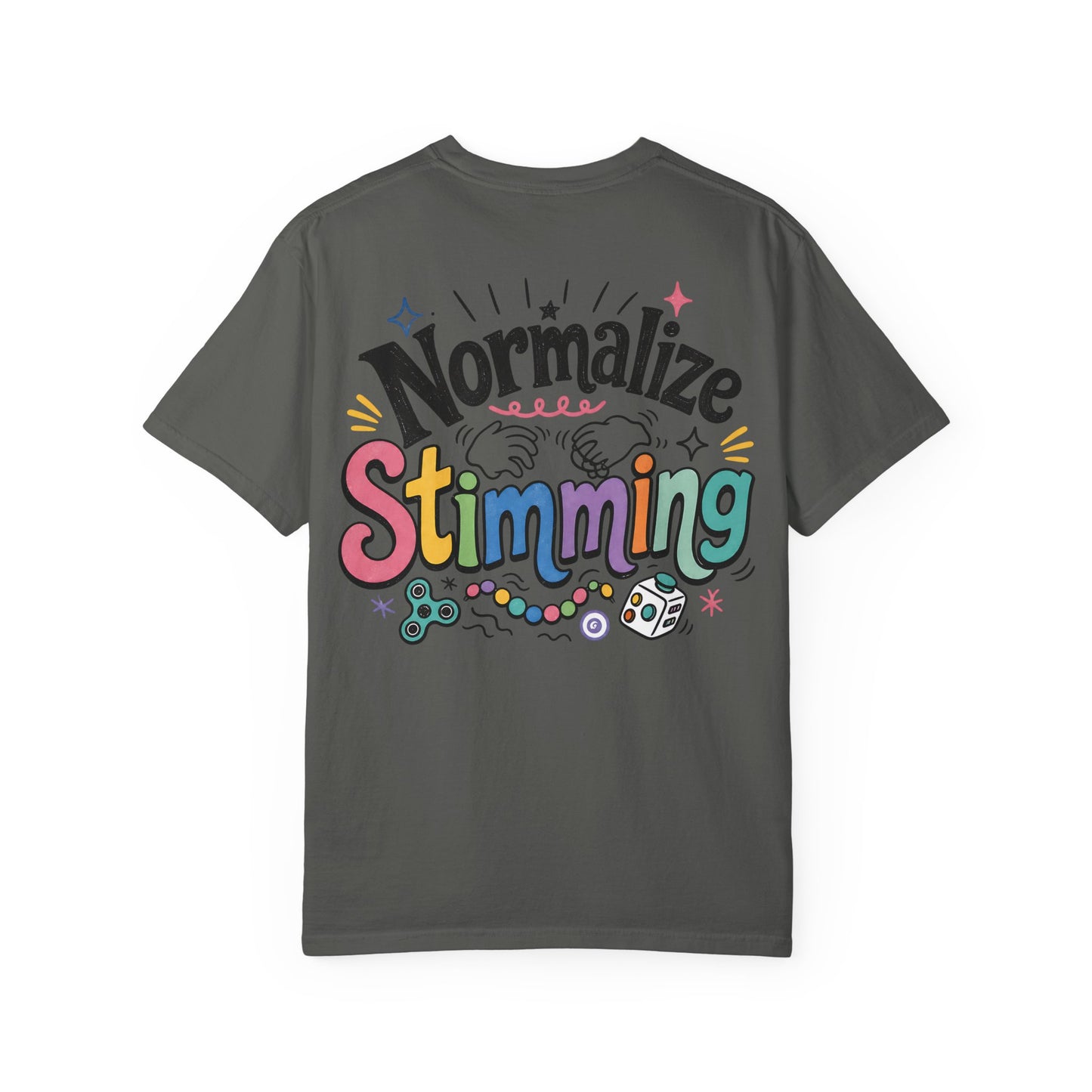 Normalize Stimming T-Shirt — Neurodiversity Awareness Graphic Tee