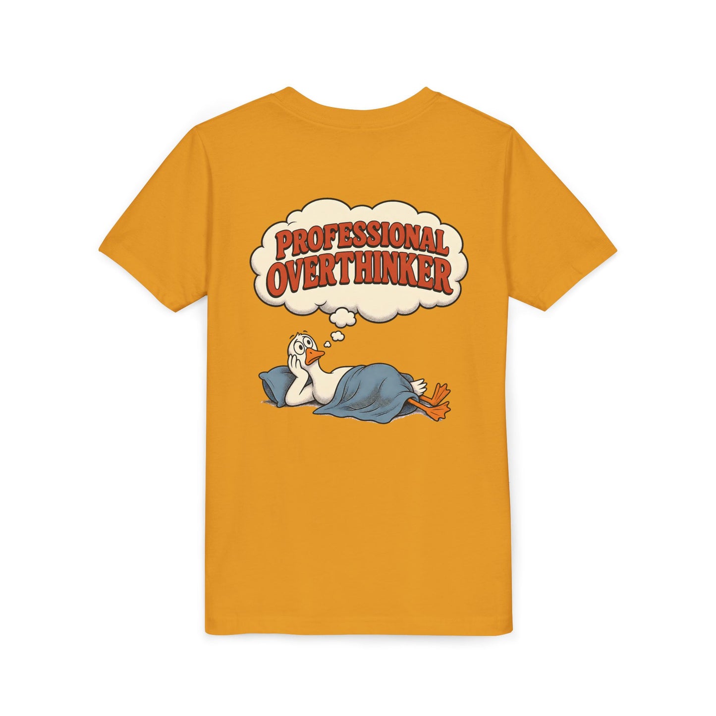 Youth Tee - "Professional Overthinker" Silly Goose Graphic BACK PRINT