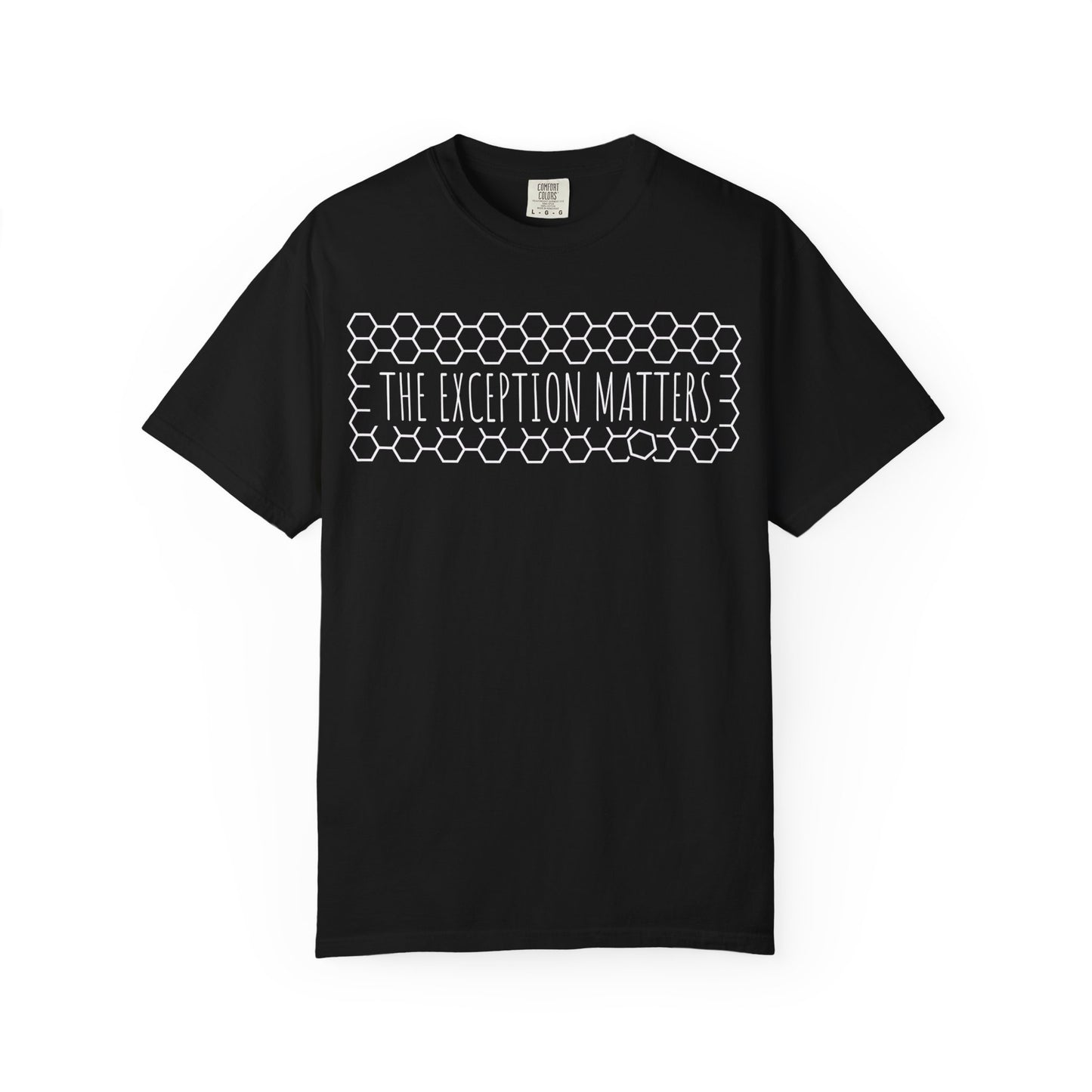 The Exception Matters T-Shirt — pattern recognition Honeycomb Graphic Tee