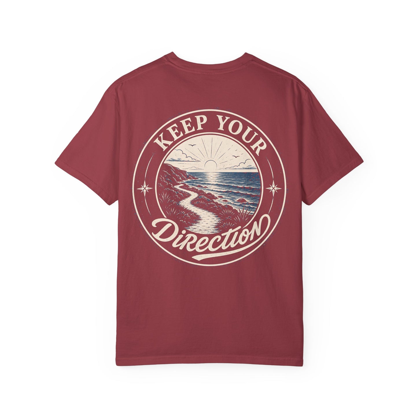 Keep Your Direction Sunset Beach T-Shirt