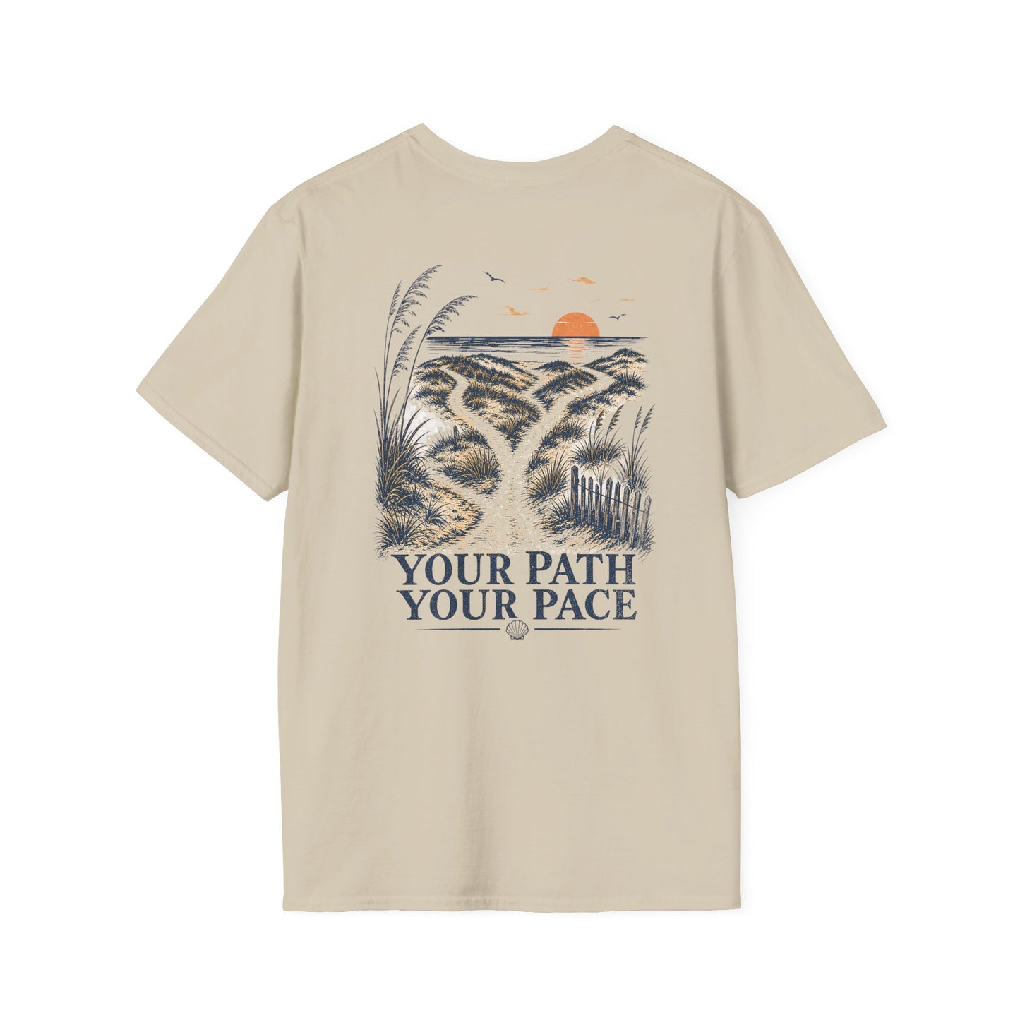 "Your Path Your Pace" Vintage Coastal Graphic Tee