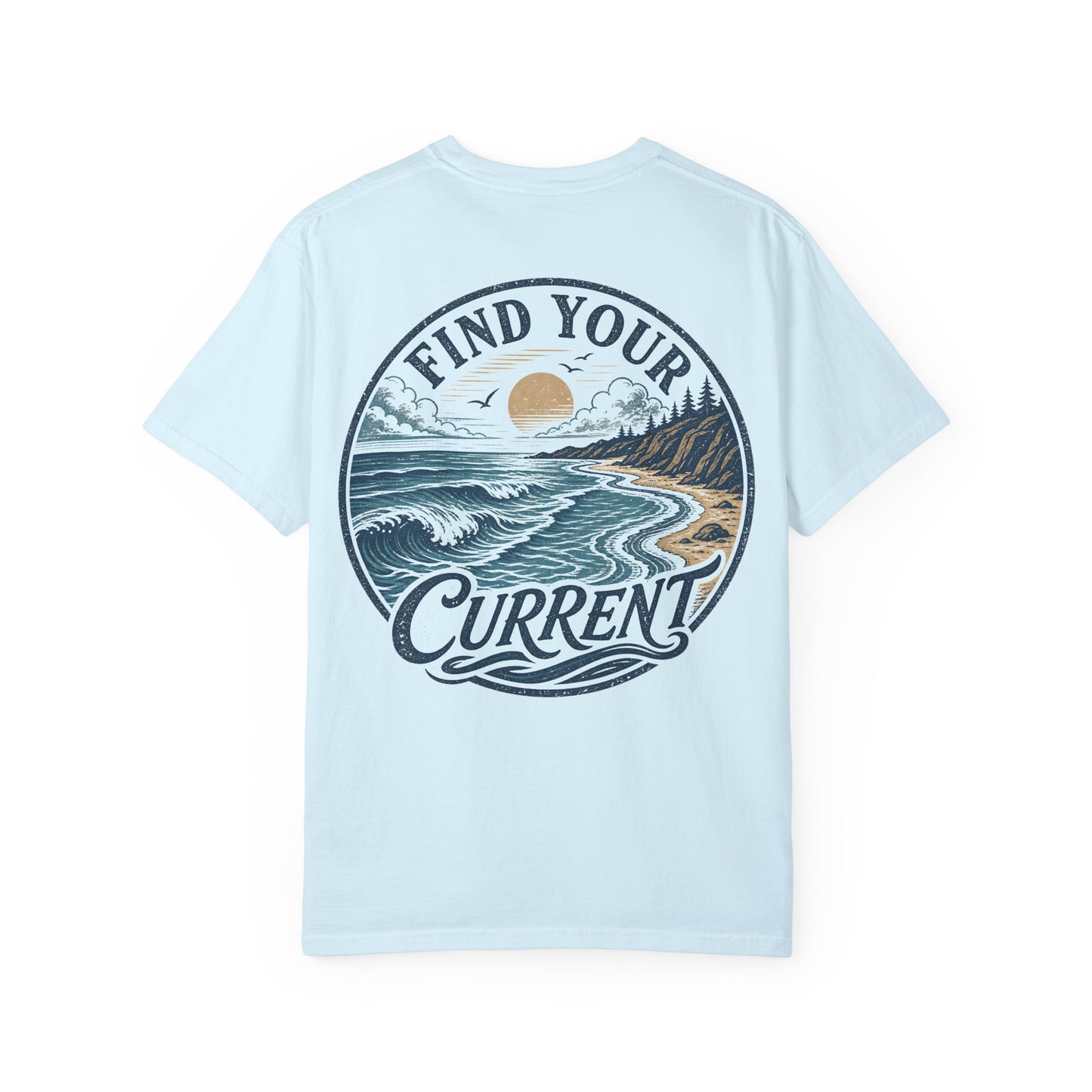 'Find Your Current' Ocean Surf Graphic T-Shirt