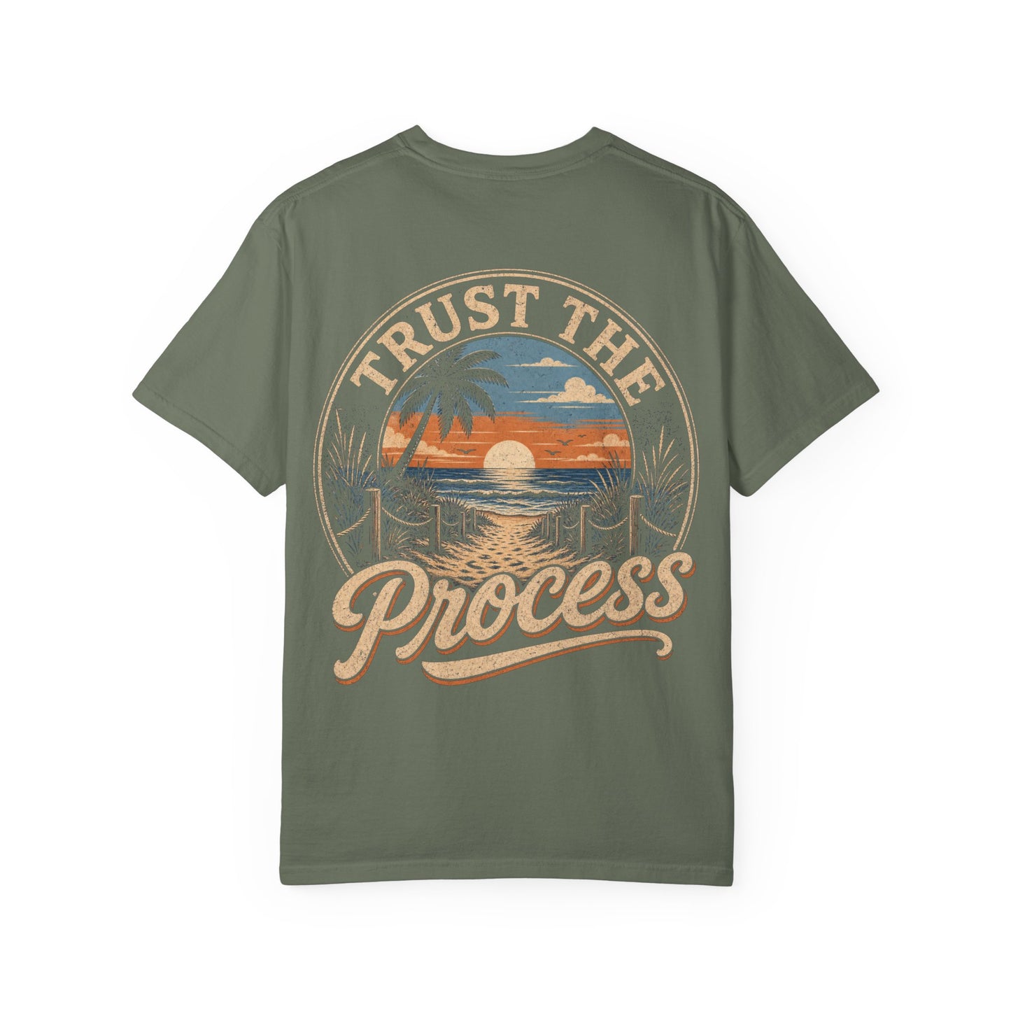 Trust the Process Beach Sunset T-Shirt