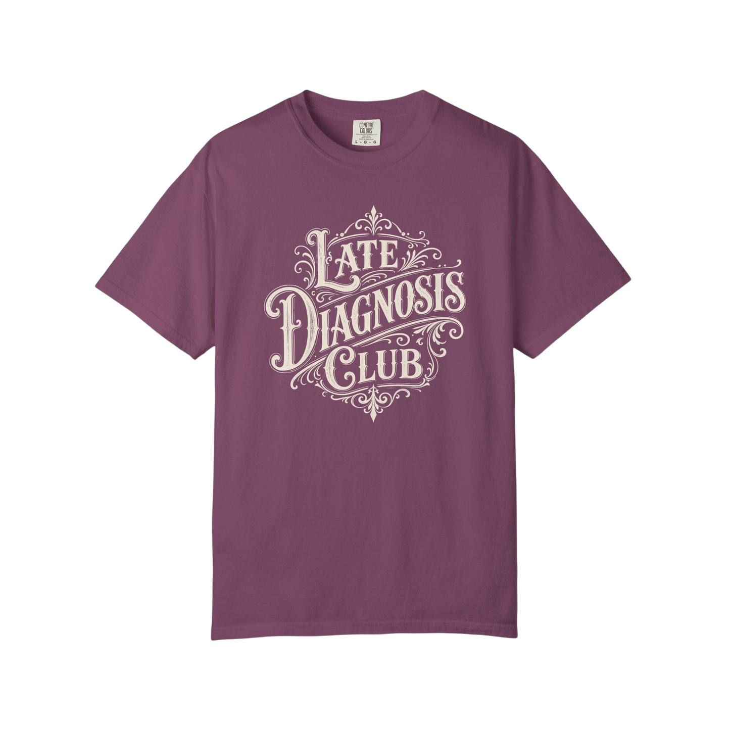 "Late Diagnosis Club" Autism ASD Vintage-Style Graphic Tee