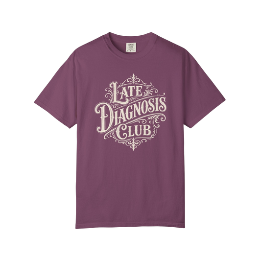 "Late Diagnosis Club" Autism ASD Vintage-Style Graphic Tee