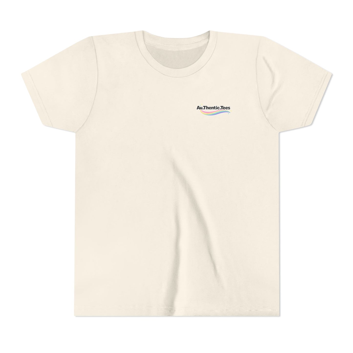 "Breakfast, Lunch & Dinner" Chicken Nugget Graphic Youth Tee — BACK PRINT