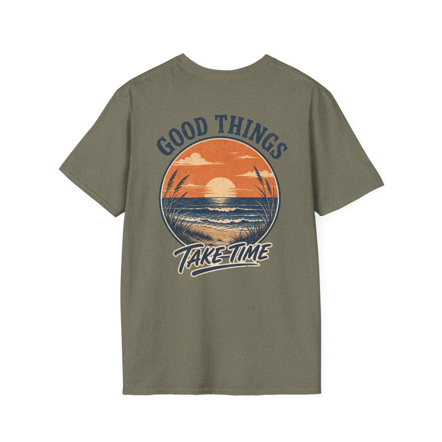Good Things Take Time Sunset T‑Shirt