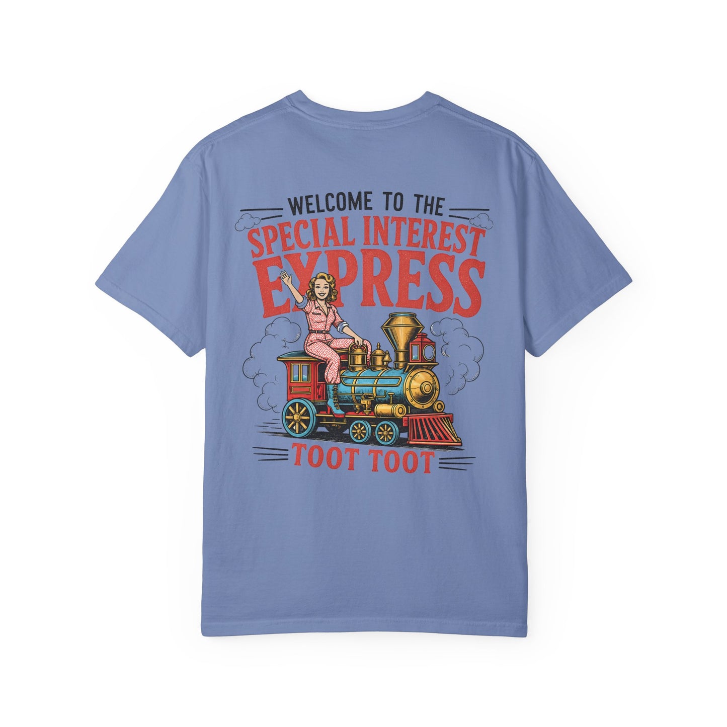 "Special Interest Express" Vintage Train Graphic (Toot Toot) BACK PRINT
